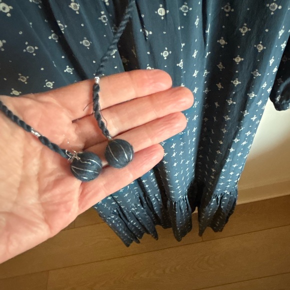 MADEWELL Silk Medallion Dot Maxi Dress - Picture 5 of 9